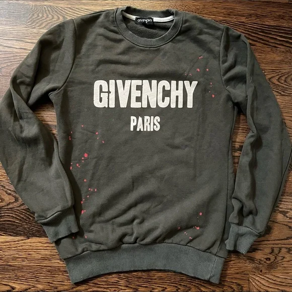 ジバンシィ Givenchy Sweatshirt Givenchy | Tops | Splatter Paint Givenchy Sweatshirt | Poshmark